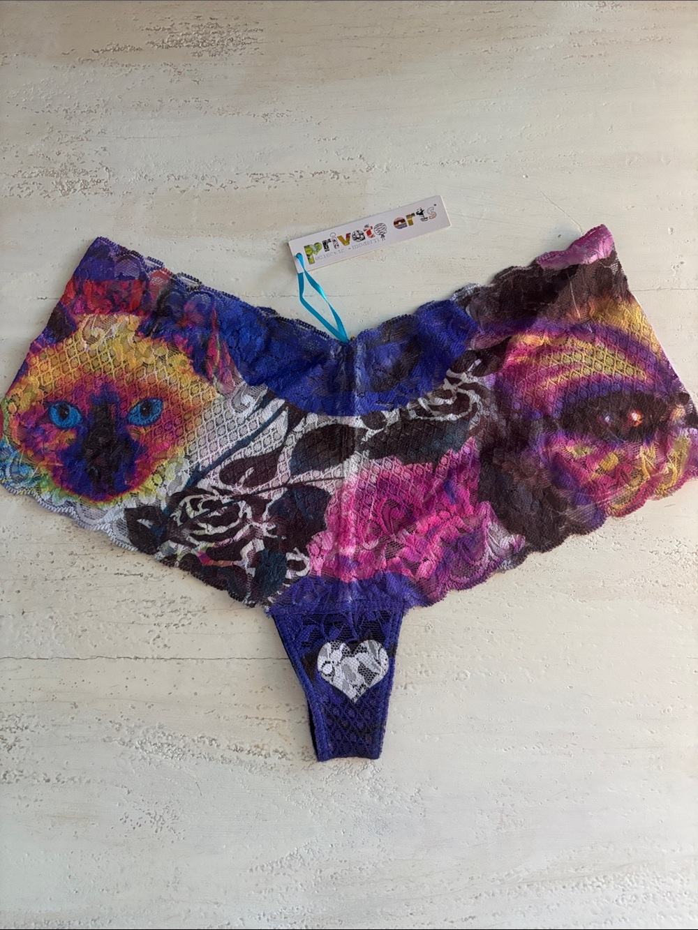 Private Arts kitty lace low rise cheeksters